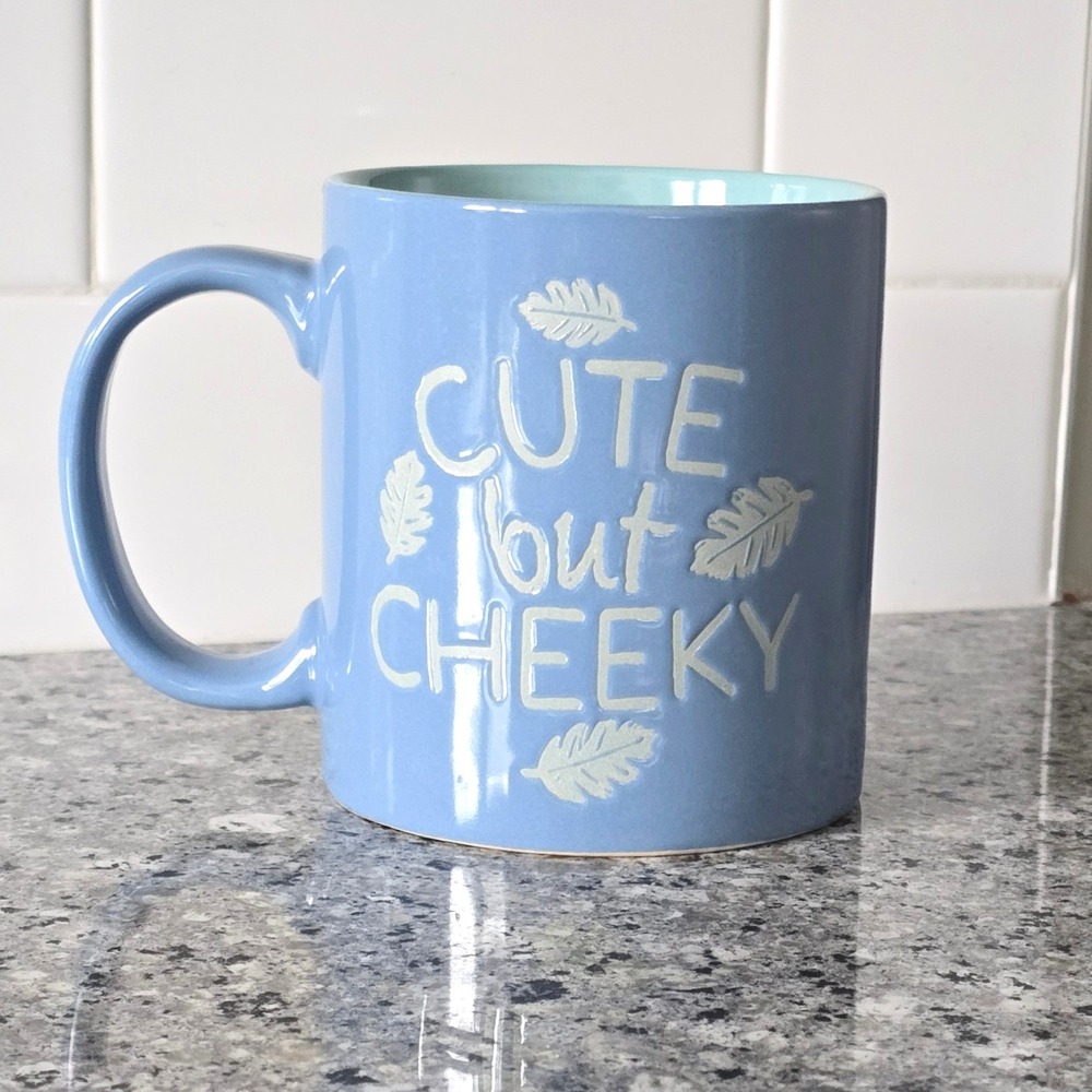 Silver Buffalo Disney Lilo & Stitch "Cute But Cheeky" Wax-Resist Ceramic Mug. - Picture 3 of 6